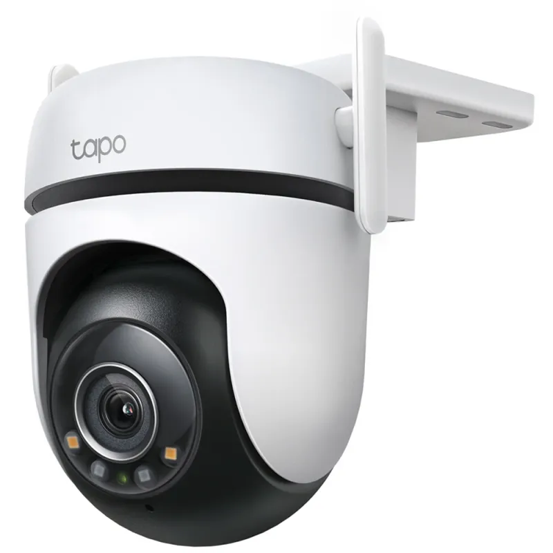 Camera IP Wireless exterior PTZ TP-LINK Tapo C520WS, 4MP, 2K+, IP66, IR, Night Vision, alb