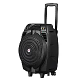 Boxa tip troller Akai SS023A-X10, USB/SD CARD, Bluetooth, 50W, Microfon wireless, Negru
