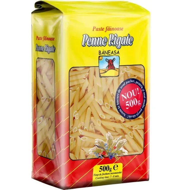Paste fainoase Baneasa Penne Rigate, 500 g
