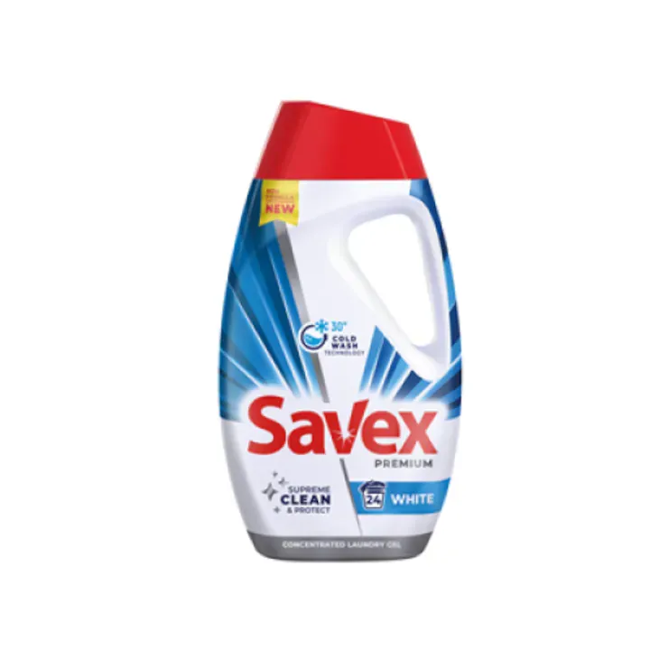 Detergent de Rufe Lichid Savex Premium White, 24 Spalari, 1.08 l