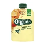 Gustare ecologica Organix BIO din ovaz, caise si banane, +12 luni, 100g