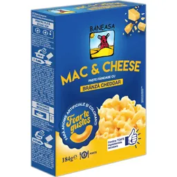 Paste fainoase cu branza Cheddar 184g