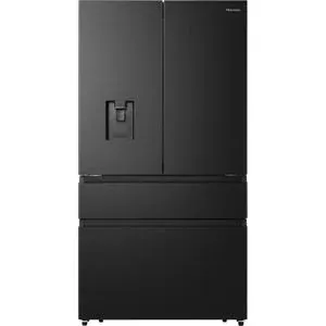 Side by Side HISENSE RF749N4SWFE, Total No Frost, 579 l, H 178.5 cm, Clasa E, Dozator apa, Wi-Fi, negru