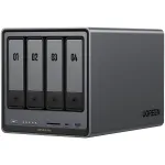 Network Attached Storage UGREEN NASync DXP4800 Plus cu procesor Intel Pentium Gold 8505 5-core 3.3 Ghz, 8GB DDR5, 4-bays, port 2.5G, port 10GB