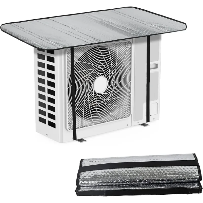 Protectie Unitate Exterioara Aer Conditionat - AC ClimaGuard Armor FONIX, Confort Termic, Protectie Impotriva Luminii, Temperatura Tinuta Sub Control, Fixare Ferma, Reduce riscul de Supraincalzire, Evita Suprasolicitarea, Argintiu