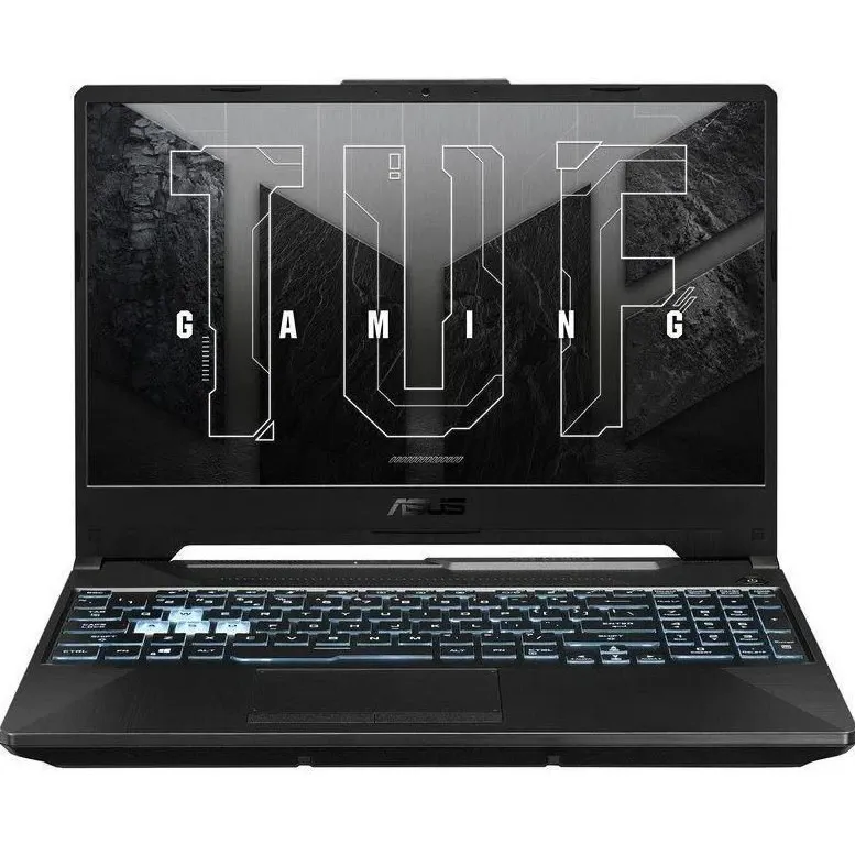 Asus TUF Gaming A15 FA506NCG-HN211, 15.6 inch 1920 x 1080, AMD 7445HS 6 C / 12 T, 3.55 GHz - 4.7 GHz, 6 MB 16 MB cache, 16 GB DDR5, 512 GB SSD, Nvidia GeForce RTX 3050, Fara sistem de operare, Negru