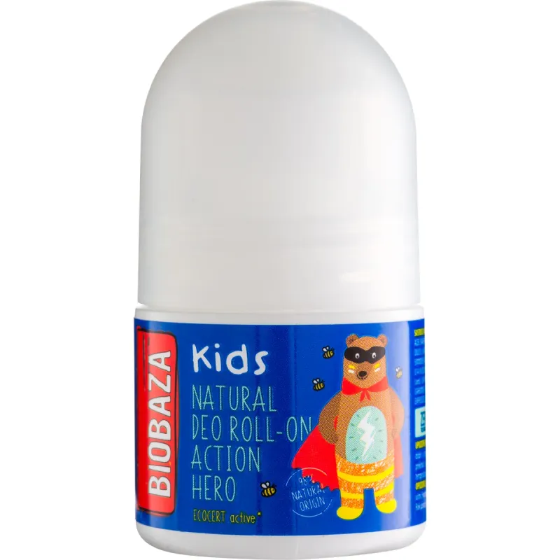 Deodorant natural pentru copii Biobaza Action Hero, 30 ml