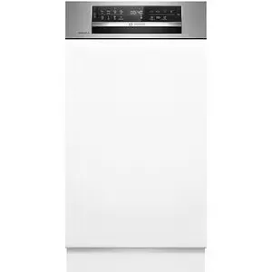 Masina de spalat vase semi-incorporabila BOSCH SPI6EMS21E, 10 seturi, 8 programe, 45 cm, Clasa B, inox