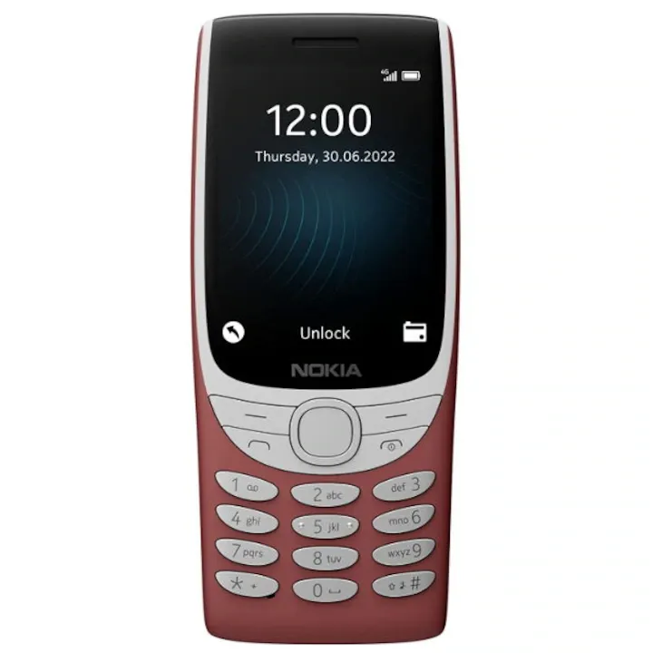 Nokia 8210, Dual Sim, 4G, Red
