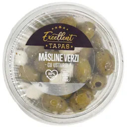 Masline verzi cu usturoi 130g