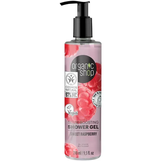 Gel de dus Organic Shop Sweet Strawberry, 250 ml