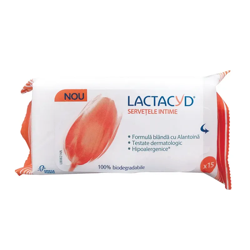 Servetele umede intime Lactacyd 15 bucati