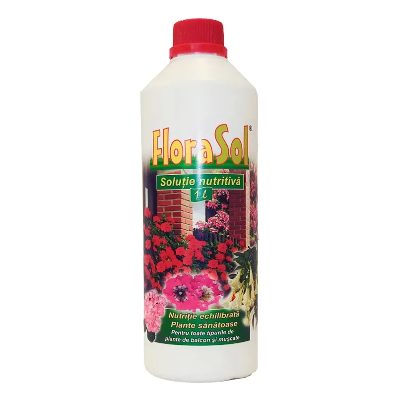 Solutie nutritiva Florasol pentru muscate, 1 l