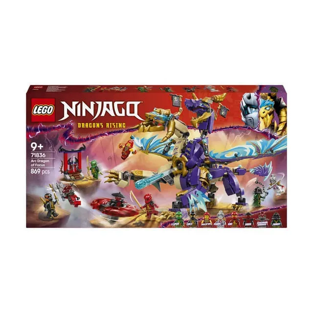 LEGO Ninjago - Dragonul concentrarii Arc 71836, 869 piese