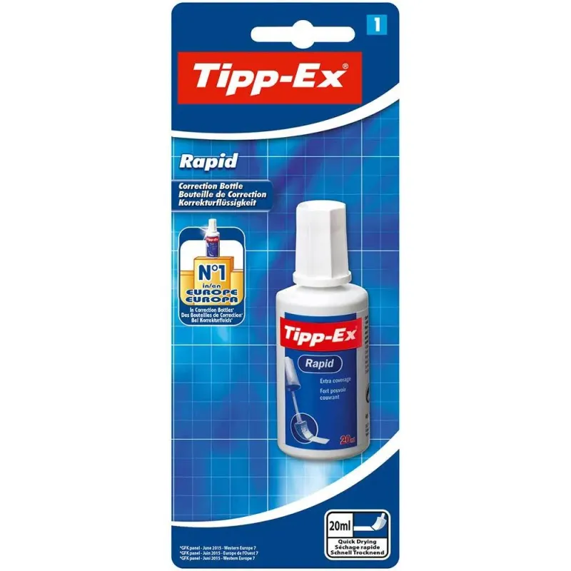 Corector Tipp-Ex Rapid 20ml, Bl/2