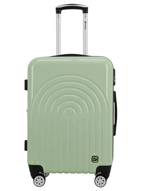 Troler Airport Boho, din ABS, M, 42 x 60 x 24 cm, verde