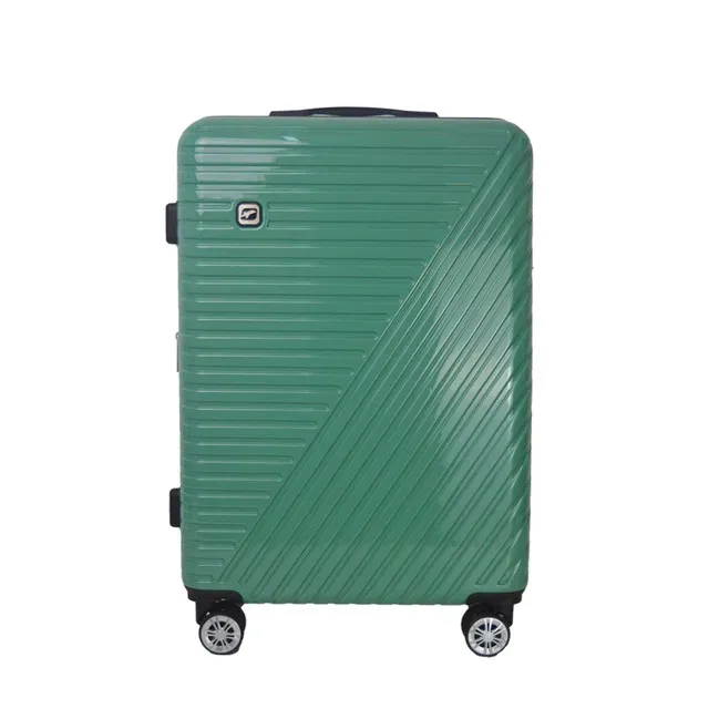 Troler Airport Shiny, din ABS, M, 44 x 65 x 27 cm, verde