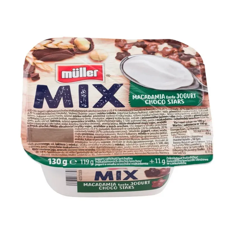 Iaurt cremos Muller Choco Stars, 150 g