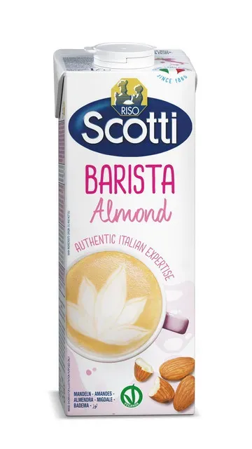 Bautura vegetala pe baza de migdale Riso Scotti Barista, 1 l
