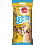 Recompensa pentru caini Rodeo Duos, aroma de pui si sunca 123g