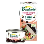Miniconserve cu fasole neagra Bonduelle, 2 x 100 g