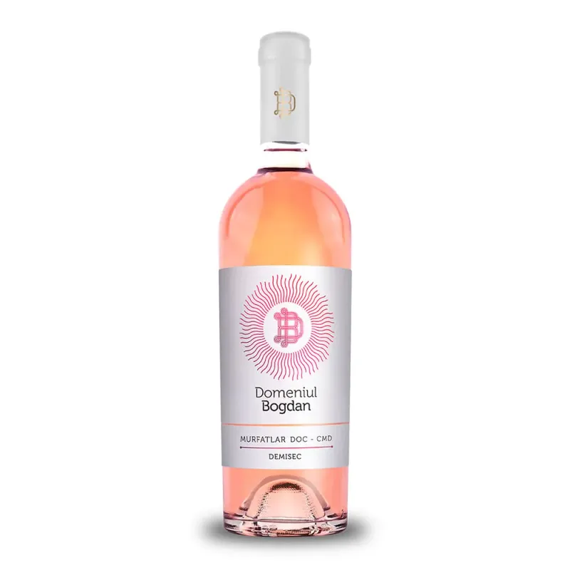 Vin ecologic rose demisec Domeniul Bogdan, 0.75 l