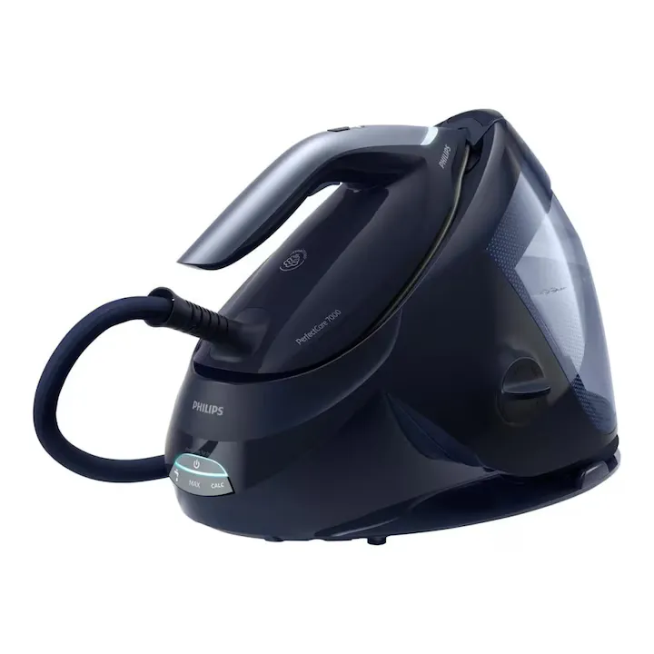 Statie de calcat Philips PerfectCare seria 7000 PSG7130/20, 2100W, 600g/min, 1.8l, talpa SteamGlide Elite, negru-mov
