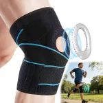 Genunchiere Elastice, BYONDSELF®, Protectie pentru Genunchi, Unisex, pentru Leziuni Ligament, Menisc, Articulatii si Dureri Genunchi, Ajustabila, Negru