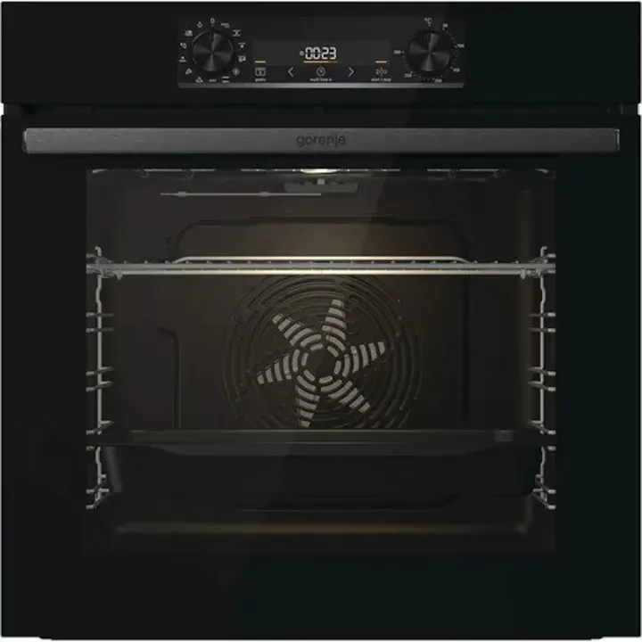 Cuptor Incorporabil GORENJE BO6737E02BG, Electric, Autocuratare Hidrolitica, 77 l, Clasa A, Negru