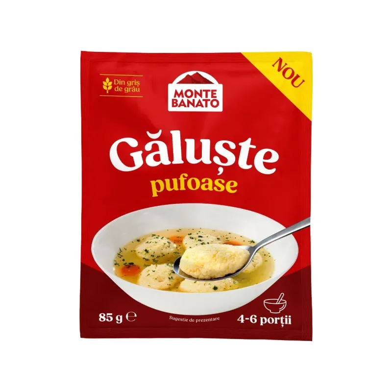 Galuste din gris de grau Monte Banato, 85 g