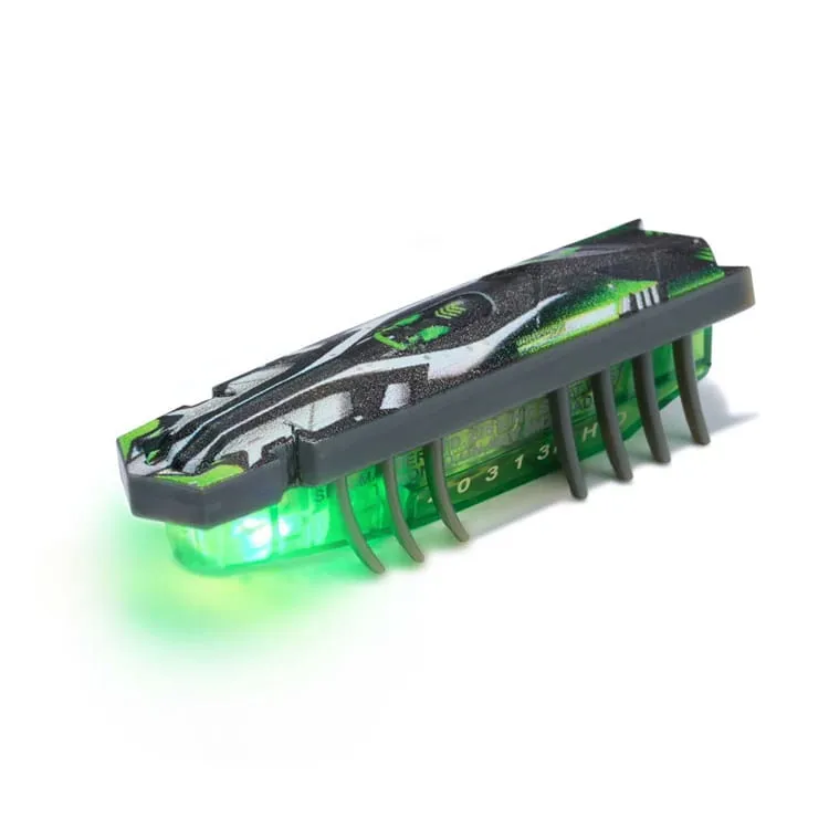 Robot de jucarie Hexbug Nano Flash, verde, 5,5 cm, set 15 elemente
