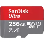 Card de memorie SANDISK Extreme Plus microSDXC UHS-I, 256GB, 200MB/s, C10, U3, V30, A2, adaptor