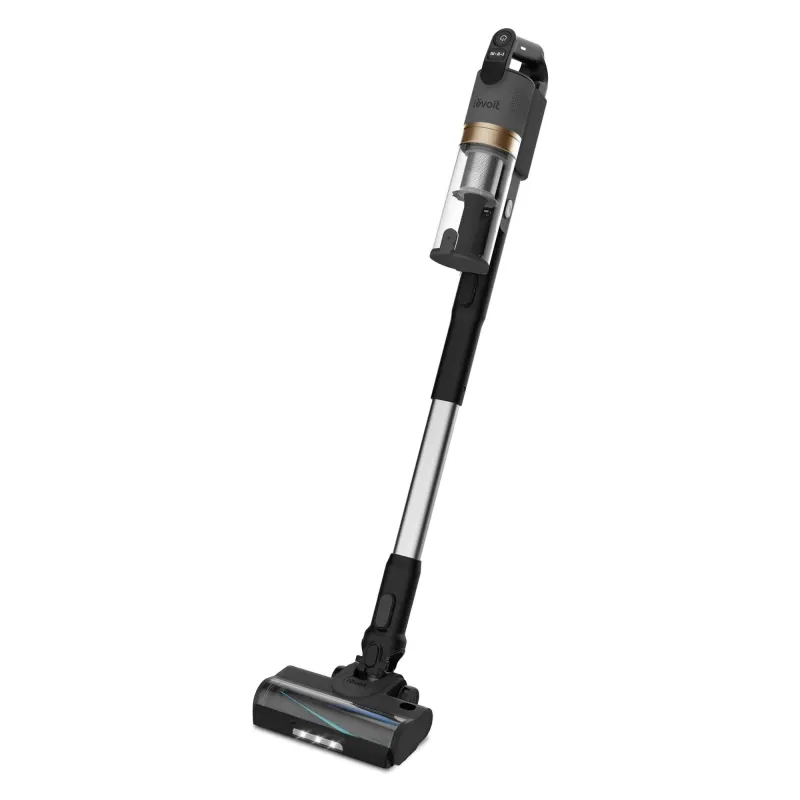Aspirator vertical fara fir LEVOIT V200, Autonomie 50 Min, Iluminare LED, 180W, Container 0.75 L, Filtru HEPA 5 Stadii, GRI