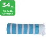 Prosop hammam albastru pentru plaja