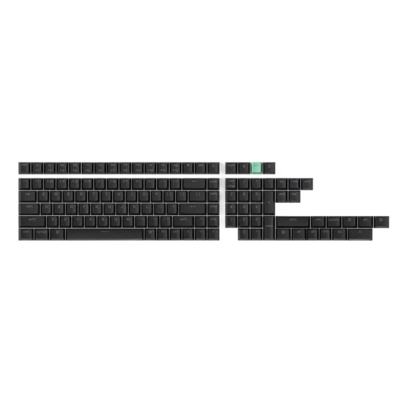 Kit taste gaming Keychron Cherry Profile Double-Shot PBT Shine-Through Keycaps, set complet 121 taste, layout US, compatibil cu tastaturi mecanice