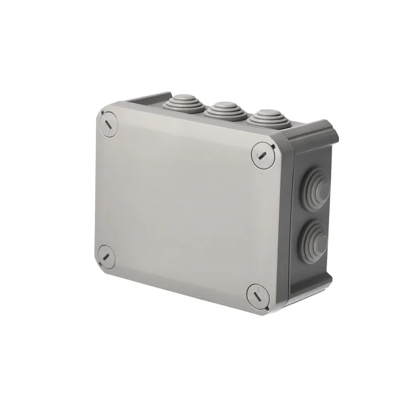 Doza de derivare etansa aplicata cu presetupe, capac cu surub, 150x115x65mm, IP66, gri, EDO777772, EDO Technic