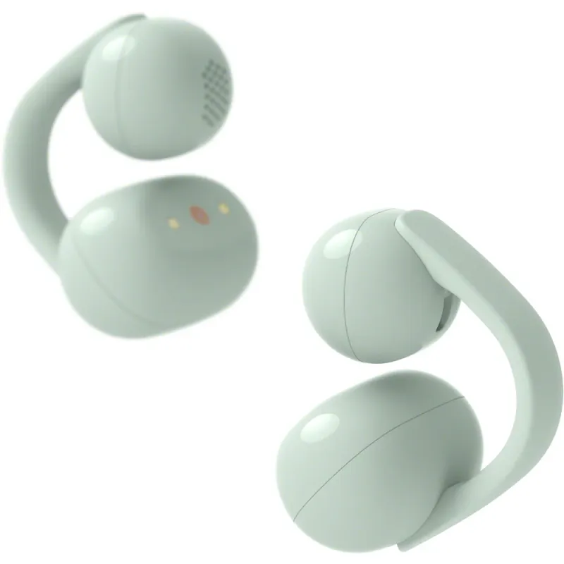 Casti SONY LinkBuds Clip WF-LC900G, True Wireless, Bluetooth, Open-ear, Microfon, verde