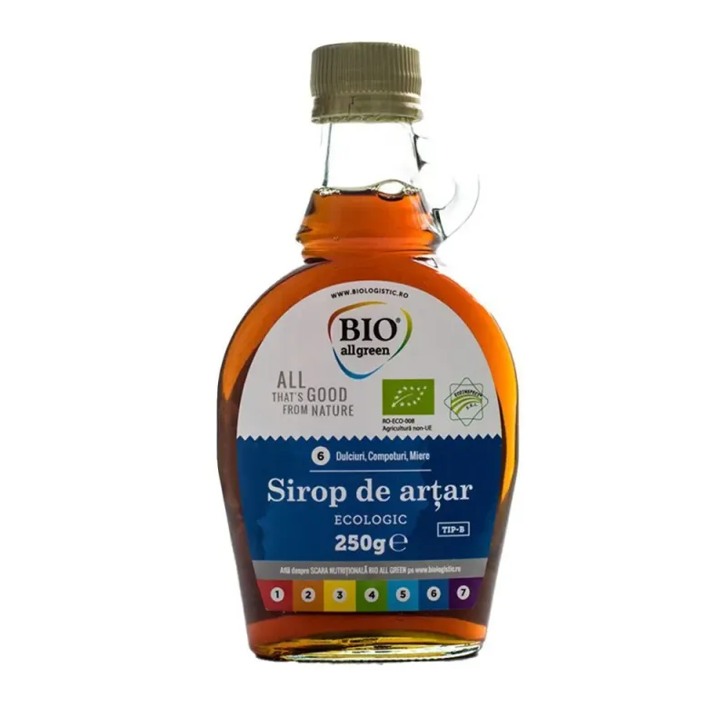 Sirop de artar Bio All Green, 250 g