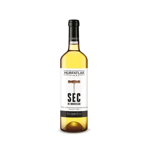 Vin alb sec Murfatlar Sauvignon Blanc, 12% alcool, 0.75 l