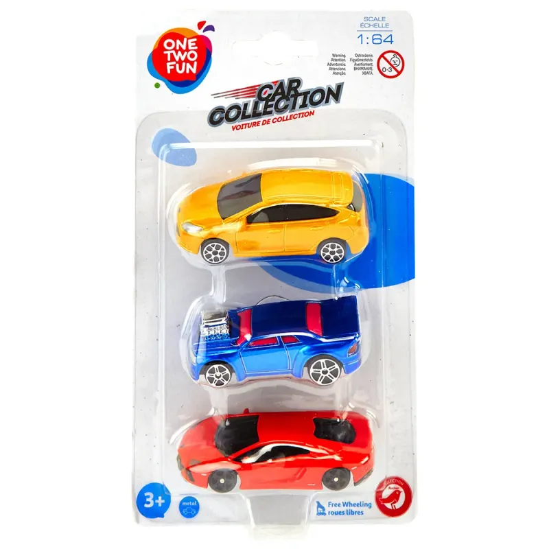 One Two Fun - Colectie de 3 masini