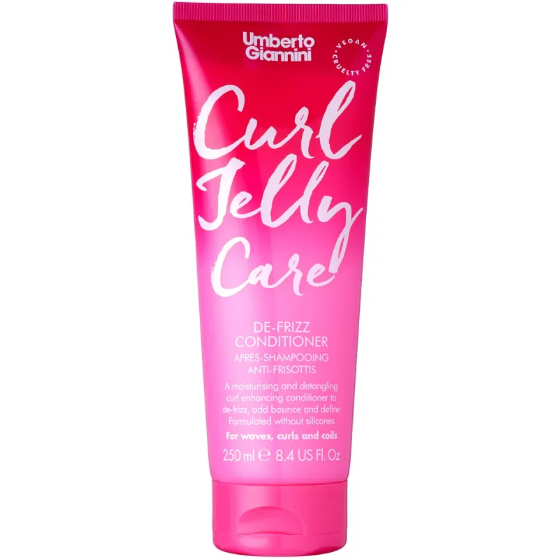 Balsam anti-frizz pentru par cret Umberto Giannini Curl Jelly Care, 250 ml