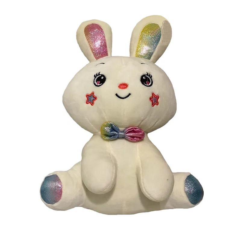 Jucarie de plus iepuras alb 35 cm
