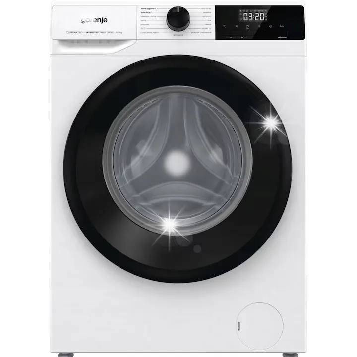Masina de spalat rufe Gorenje WNHEI74SAS, 7kg, 1400rpm, Slim 43,5cm, 15 programe, functie abur