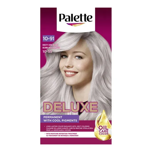 Vopsea de par permanenta Palette 240 Blond rece prafuit, 130 ml