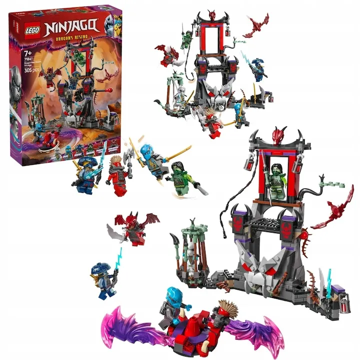 Set de constructie LEGO Ninjago, 305 piese, 6 minifigurine, multicolor