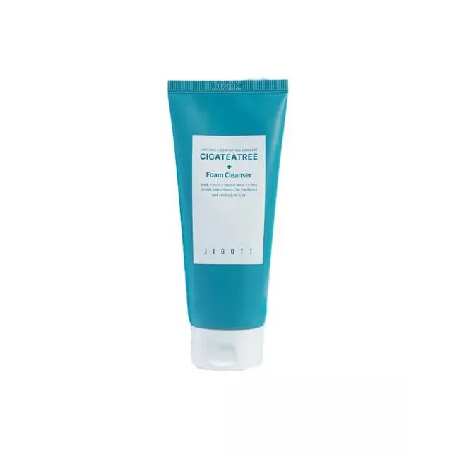 Spuma de curatare pentru fata cu extract de centela asiatica si arbore de ceai Jigott Cicateatree, 180 ml