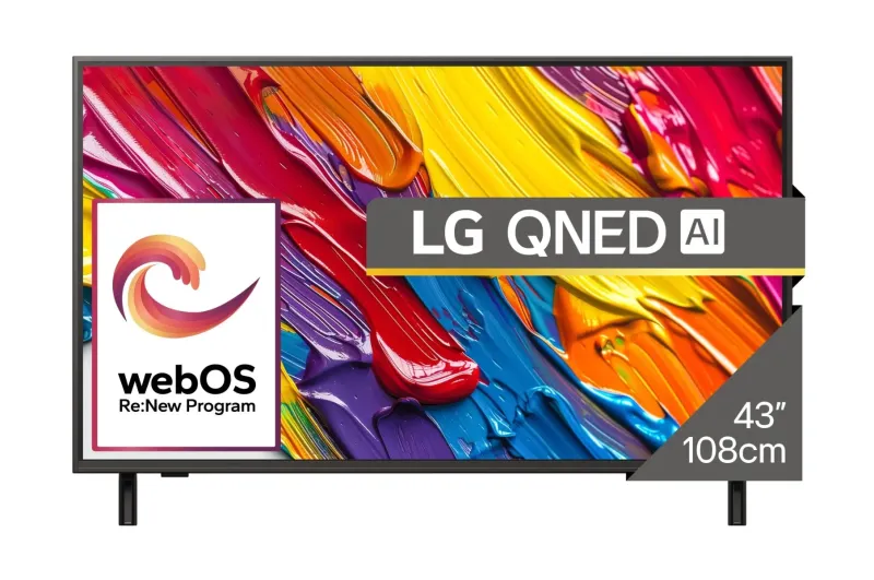 Televizor LG QNED 43QNED84A3C, 108 cm, Smart, 4K Ultra HD, Clasa G (Model 2025)