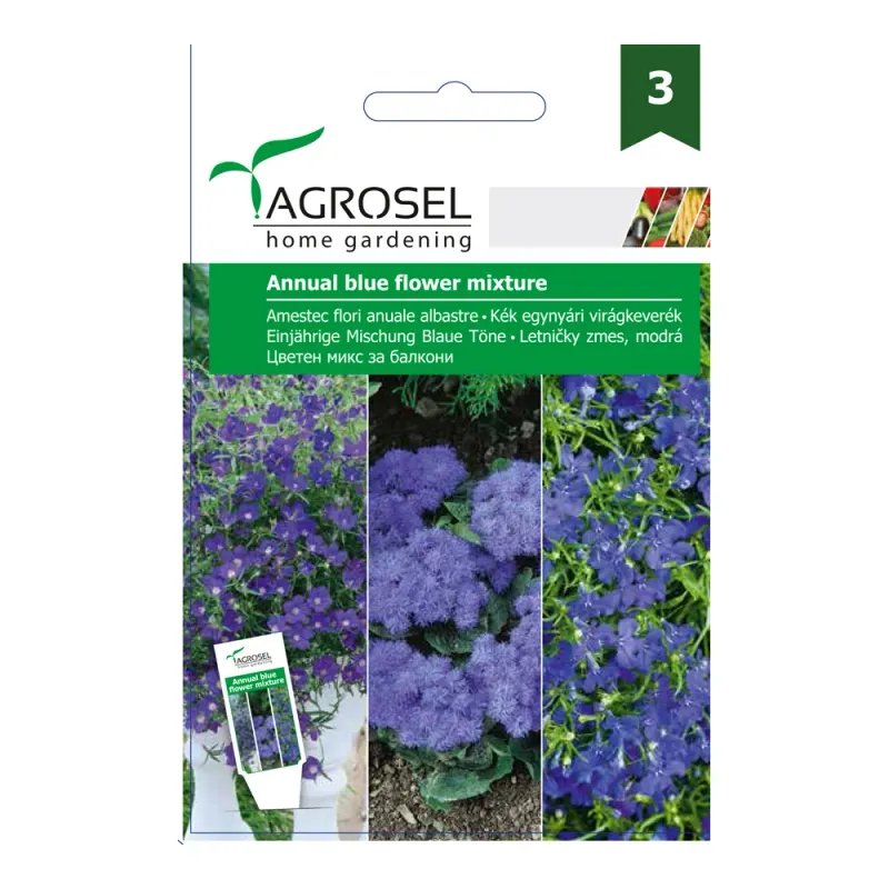 Seminte Amestec flori anuale albastre - 2.5g
