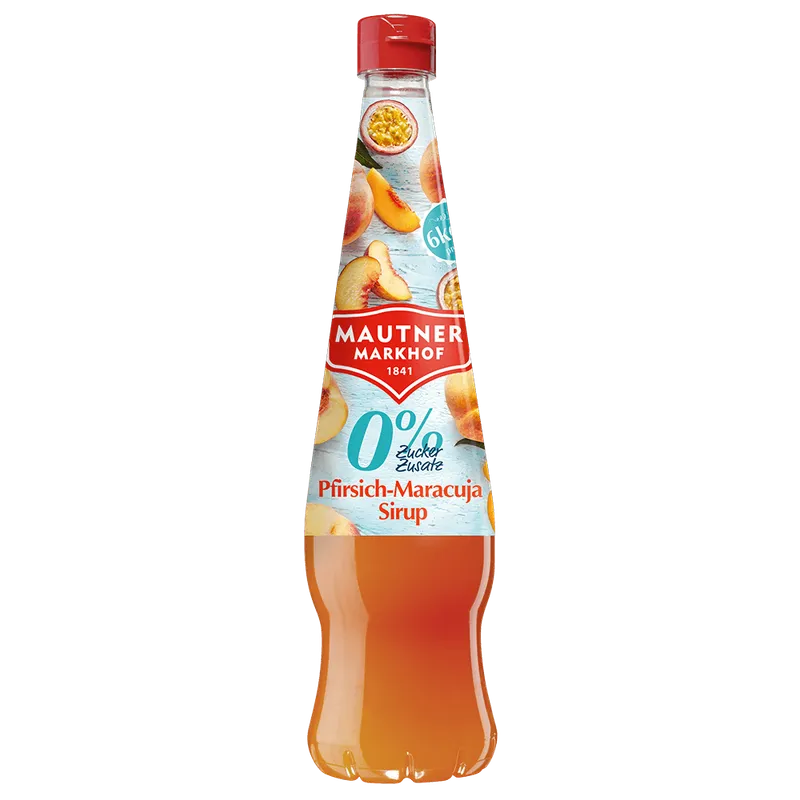 Sirop de piersica si maracuIa Mautner, Fara zahar, 0.7 l