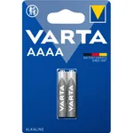 Set 2 baterii alkaline, AAAA (LR61), Varta, L100398